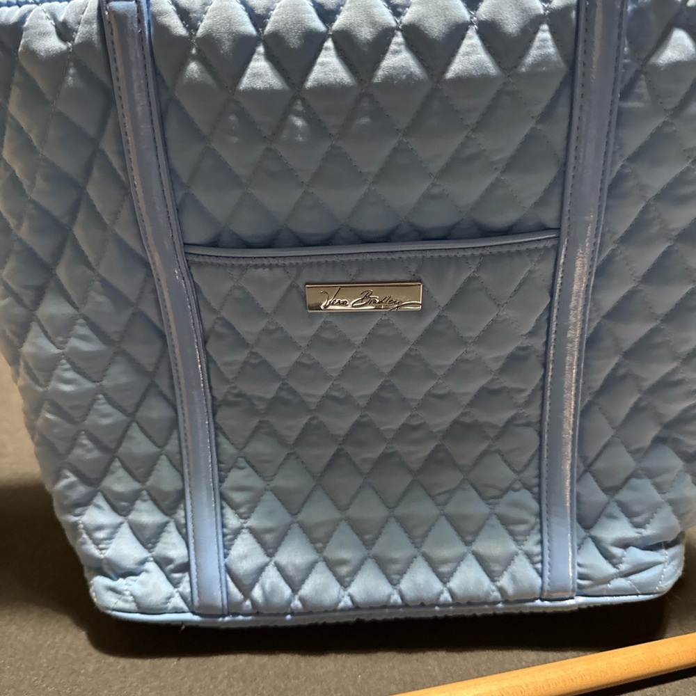 Vera Bradley Sky Blue Quilted Tote